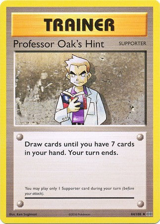 Professor Oak's Hint 84/108 Uncommon - Pokemon XY Evolutions Single Card