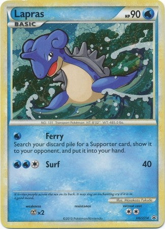 Lapras HGSS14 - Pokemon Holo Rare Promo Card