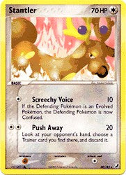 Pokemon EX Unseen Forces Rare Card - Stantler 32/115