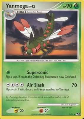 Pokemon Yanmega 5/17 Rare Promo Single Card