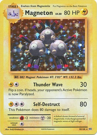 Magneton 38/108 Holo Rare - Pokemon XY Evolutions Single Card