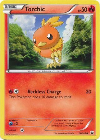 Pokemon Dark Explorers Common Card - Torchic 14/108