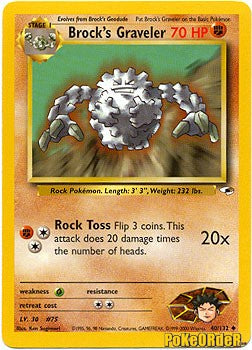 graveler pokemon card Graveler - 37/62 -Original Classical OG Pokemon cards
