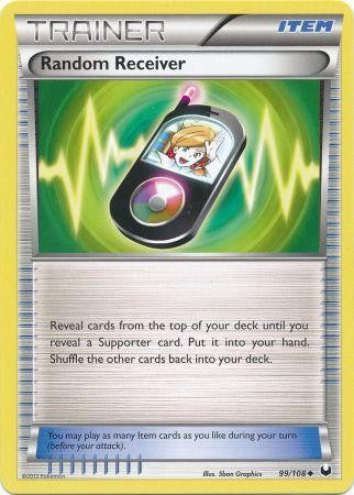 Pokemon Dark Explorers Uncommon Card - Random Receiver 99/108