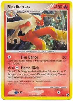 Pokemon Diamond & Pearl Great Encounters - Blaziken (Holofoil) Card