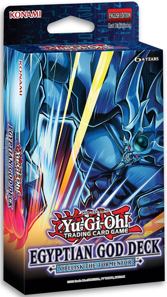 YuGiOh Trading Card Game Obelisk the Tormentor Egyptian God Deck