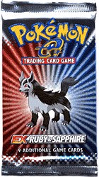 Pokemon EX Ruby & Sapphire Booster Pack PokeOrder.com Pokemon EX Ruby & Sapphire Booster Pack PokeOrder.com