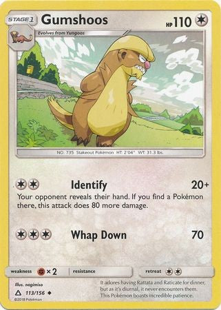 Gumshoos 113/156 Uncommon - Pokemon Ultra Prism