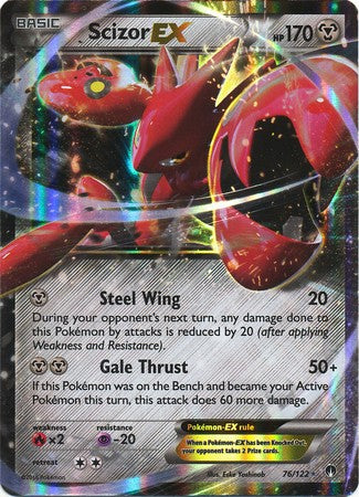 Scizor EX 76/122 Ultra Rare - Pokemon XY Breakpoint Card
