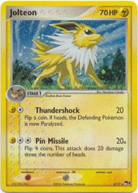 Pokemon POP Series 3 Promo Card Jolteon 3/17 Holo Rare