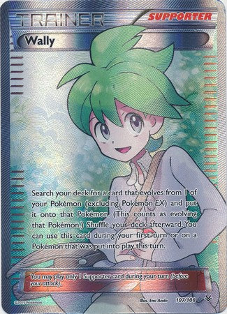 Wally 107/108 Full Art - Pokemon XY Roaring Skies Card