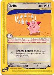 E Skyridge - Cleffa Card