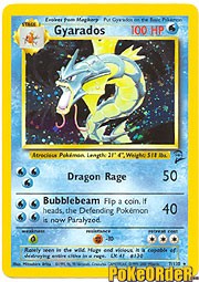 Pokemon Base Set 2 Holofoil Card - Gyarados 7/130