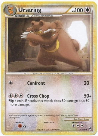 Pokemon Call Of Legends Ursaring 37/95 Rare Card