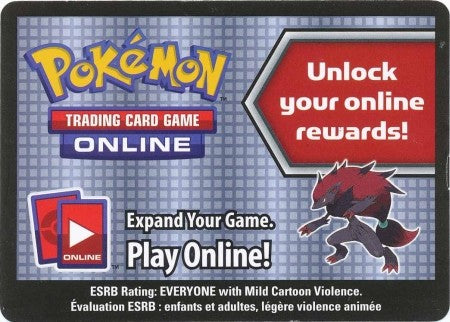 Zoroark World Collection Box Online Code Card - Pokemon Black & White