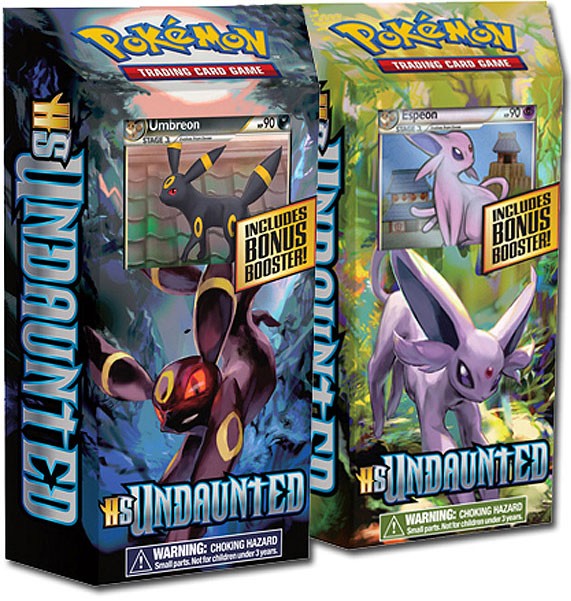Pokemon Undaunted (HS3) Set of Both Theme Decks Daybreak & Nightfall