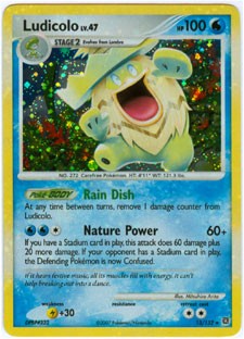 Pokemon Secret Wonders Holo Rare Card - Ludicolo 13/132