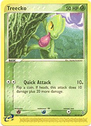 Pokemon Trading Card Game EX Dragon Common Treecko #80