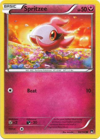 Pokemon Trading Card Game XY BREAKpoint Common Spritzee #84