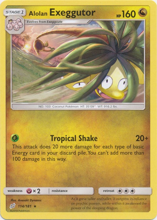Alolan Exeggutor - 114/181 Pokemon » SM Team Up Rare