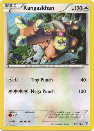 Kangaskhan 75/124 Uncommon - Pokemon XY Fates Collide Card