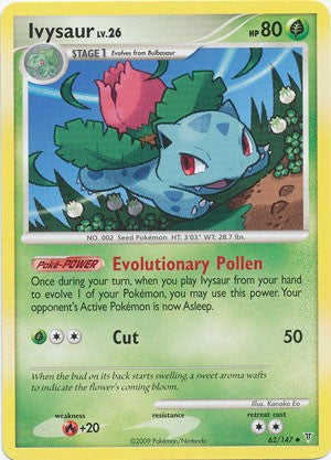 ivysaur pokemon card Ivysaur 062 Supreme Victors