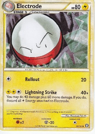 Pokemon Card HS Triumphant Electrode Uncommon 34/102