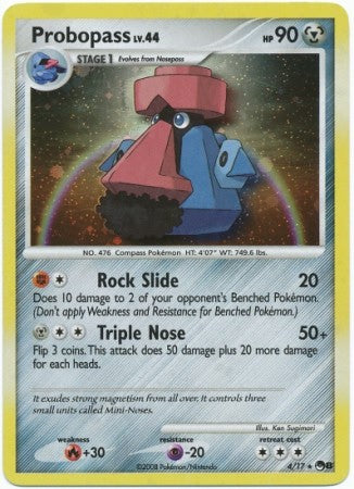 Pokemon Probopass 4/17 Holo Rare Promo Single Card