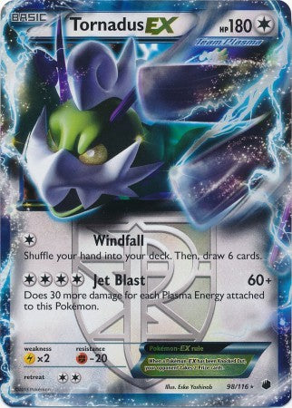 Tornadus EX 98/116 - Pokemon Plasma Freeze Ultra Rare Card