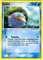 Pokemon EX Deoxys Uncommon Card - Lotad 35/107