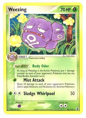 Pokemon EX Delta Species- Weezing