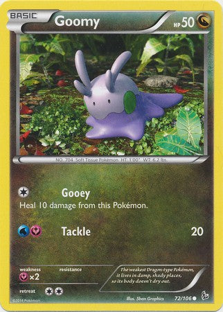 Goomy 72/106 - Pokemon XY Flashfire Common Card