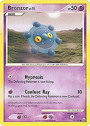 Pokemon Diamond and Pearl Majestic Dawn- Bronzor(Common)