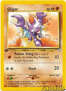Pokemon Neo Genesis - Gligar PokeOrder.com Pokemon Neo Genesis - Gligar PokeOrder.com