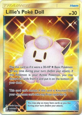 Lillie's Poke Doll - 267/236 - Secret Rare Sun & Moon: Cosmic Eclipse Singles
