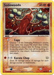 Pokemon EX Unseen Forces Holo Rare Card - Sudowoodo 15/115