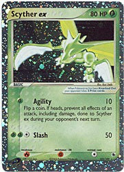 Pokemon EX Ruby & Sapphire Ultra Rare Card - Scyther ex 102/109