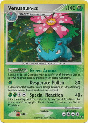 Pokemon Supreme Victors Holo Rare Card - Venusaur 13/147