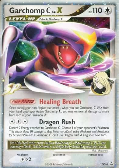 Pokemon Diamond & Pearl Ultra Rare Promo Card Garchomp C LV. X DP46