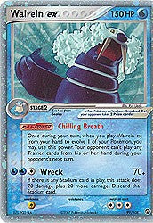 Pokemon EX Power Keepers Ultra Rare Card - Walrien ex 99/108