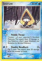 Pokemon EX Power Keepers Common Card - Snorunt 64/108