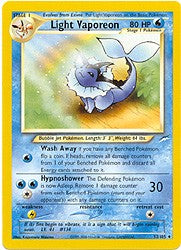 Neo Destiny - Light Vaporeon Card