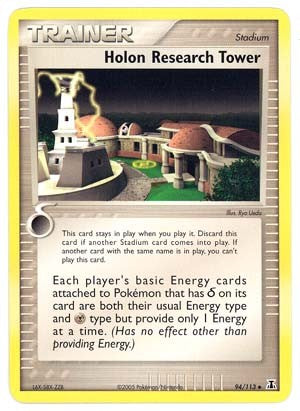 Pokemon EX Delta Species- Holon Research Tower