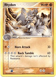 Pokemon EX Emerald Rare Card - Rhydon 19/106
