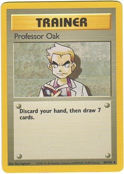 Professor Oak - 88/102 - Uncommon - Unlimited Edition - Base Set Professor Oak - 88/102 - Uncommon - Unlimited Edition - Base Set