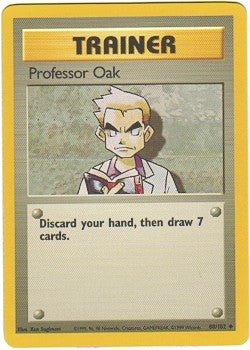 Pokemon Basic Uncommon Card - Trainer Professor Oak 88/102