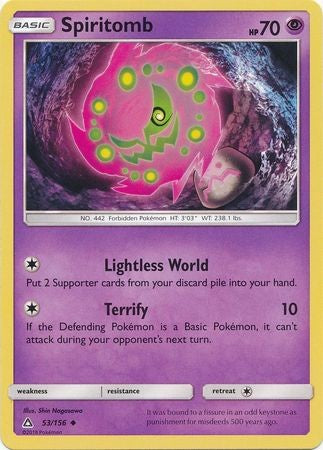 Spiritomb 53/156 Uncommon - Pokemon Ultra Prism