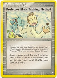 Pokemon EX Dragon Frontiers - Professor Elm's Training Method Card