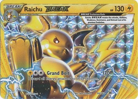 Raichu Break 50/162 Rare - Pokemon XY Break Through Card