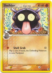 Pokemon EX Dragon Frontiers - Shellder Card